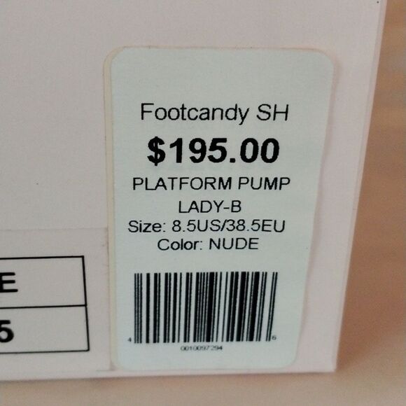 Footcandy Nude Patent Platform Pump - Picture 8 of 10